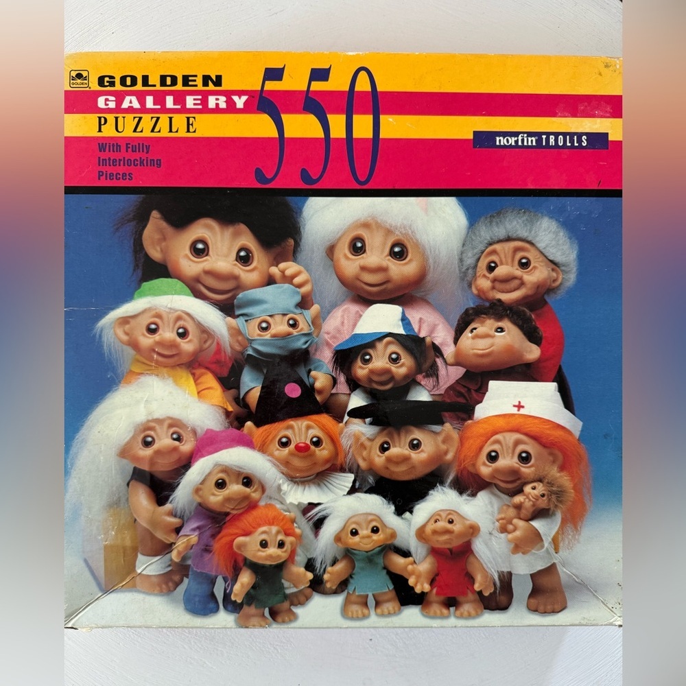 Never Opened Vintage 1990s Trolls Puzzle